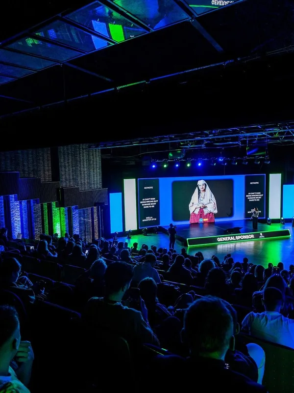 Diella on the main screen at GrowthTank